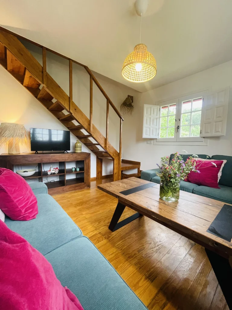 Vista del salón desde uno de los sofás